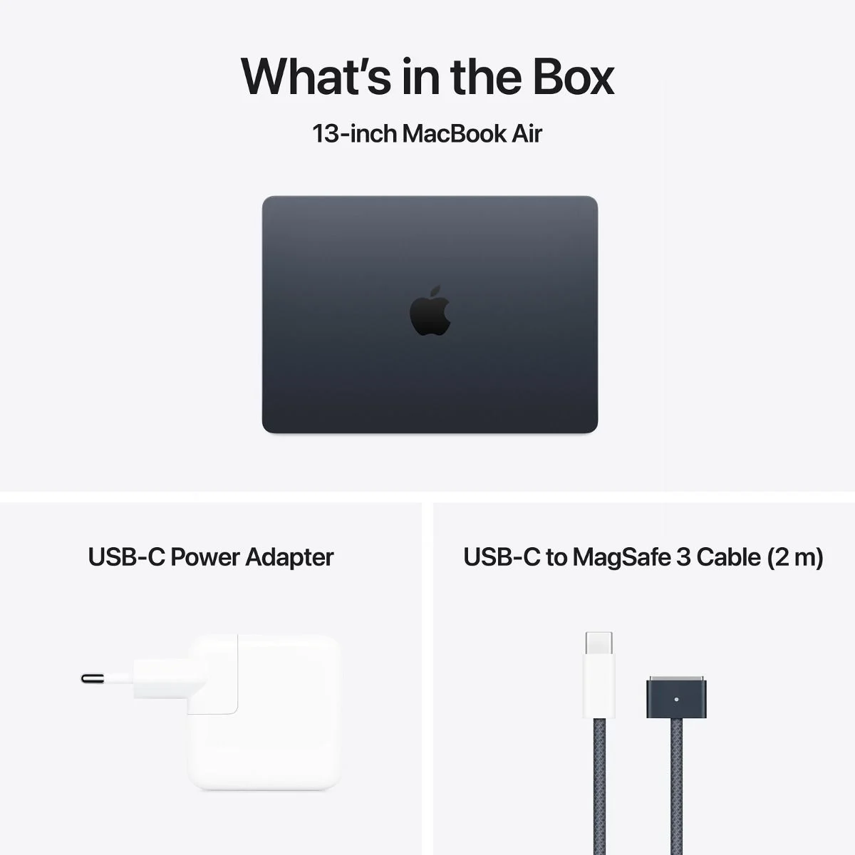 Apple MB Air 13 M4 10 Core CPU 10 Core GPU 24GB RAM 512GB SSD Midnight - Image 2